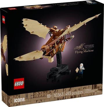 Lego Set - 10363 - Icons - Leonardo da Vincis Flying, Nieuw