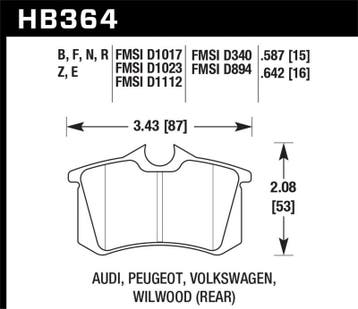 Hawk HP+ Street Brake Pads, Ophalen of Verzenden, Nieuw