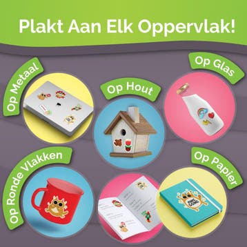 34 Matte Vinyl Stickervellen A4 – Hoogwaardig Stickerpapier, Ophalen of Verzenden, Nieuw, AgoDeo