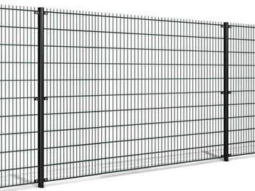 Veiling - Dubbelstaaf hekwerk zwart 1,83 x 149m, Nieuw
