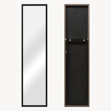 [en.casa] Spiegel vrijstaand Giovinazzo verstelbaar 152,8x37, Huis en Inrichting, Woonaccessoires | Spiegels, Verzenden, Nieuw