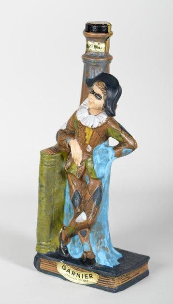 Vintage keramische likeurfles ’Garnier Liqueurs’ in de vorm, Antiek en Kunst