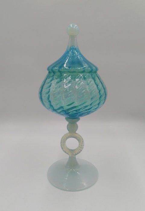 Empoli - Kelk - Muranoglas - Empoli grote kelkvaas, Antiek en Kunst, Kunst | Designobjecten