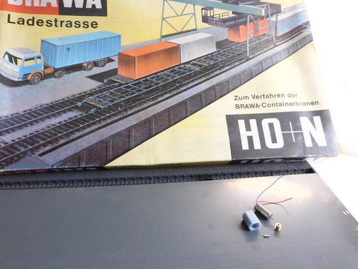 micromotor NB008G ombouwset voor Brawa Ladestrasse H0 + N, Hobby en Vrije tijd, Modeltreinen | N-Spoor, Gelijkstroom, Overige typen