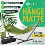 KESSER® XXL Hangmat 2 personen - Tot 200kg - Metalen Frame -, Tuin en Terras, Hangmatten, Verzenden, Zo goed als nieuw