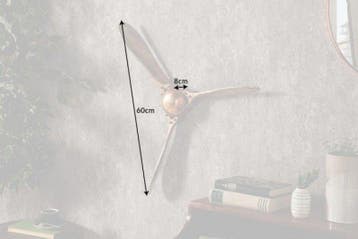 Authentieke wanddecoratie SCREW III 60cm gevlamd koperen, Ophalen of Verzenden, Nieuw