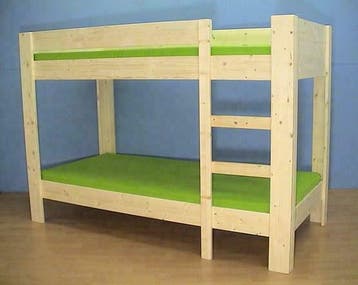 STAPELBED / HOOGSLAPER 70x180 t/m 100x220, Nieuw