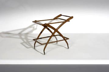 Serveerwagen - Hout, Glas, Metaal - Barwagen, Nieuw