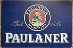 Reclamebord: Paulaner, Verzenden, Nieuw