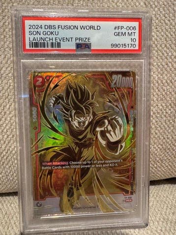 Bandai - 1 Graded card - Dragon Ball - Son Goku #FP-006, Nieuw