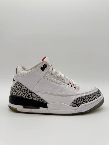 Nike - Jordan 3 Retro Free Throw Line White Cement -, Nieuw