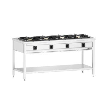 GGM Gastro | Gasfornuis - Giuseppe 600 - 1700x600mm - 34,0 |, Verzenden