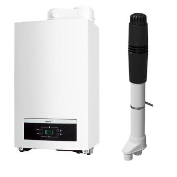 Combi-deal Nefit Proline NxT HRC 24 CW4 + Dakdoorvoer, Nieuw