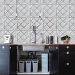 Zelfklevende Mozaïek Tegel - Afimera Silver Glass Mat -, Ophalen of Verzenden, Nieuw