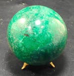 Unieke aventurijn smaragdgroen Mineral Stone Sphere -