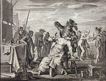 Adriaen Van de Venne (1589-1662), after - Il cavadenti