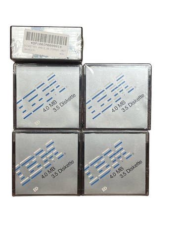 IBM -1980’s 5 sealed boxes and 2 opened boxes, with all the, Nieuw