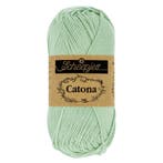 Scheepjes Catona - 10g - 402 Silver Green, Ophalen of Verzenden, Nieuw, Breien of Haken, Wol of Garen