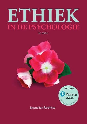 9789043036344 Ethiek in de psychologie, 3e editie met MyL..., Verzenden, Zo goed als nieuw, Jacquelien Rothfusz