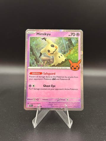 Pokemon Scarlet & Violet Mimikyu Trick or Trade #037/091, Verzenden, Gebruikt, Losse kaart