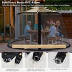 2dekans | Verstelbaar muggennet voor parasols van 250-300, Tuin en Terras, Partytenten, Ophalen of Verzenden, Zo goed als nieuw