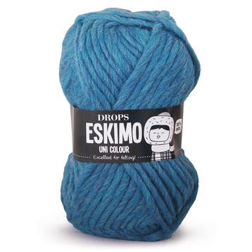 DROPS Snow / Eskimo Uni - 05 turkoois - Wol Garen, Ophalen of Verzenden, Nieuw