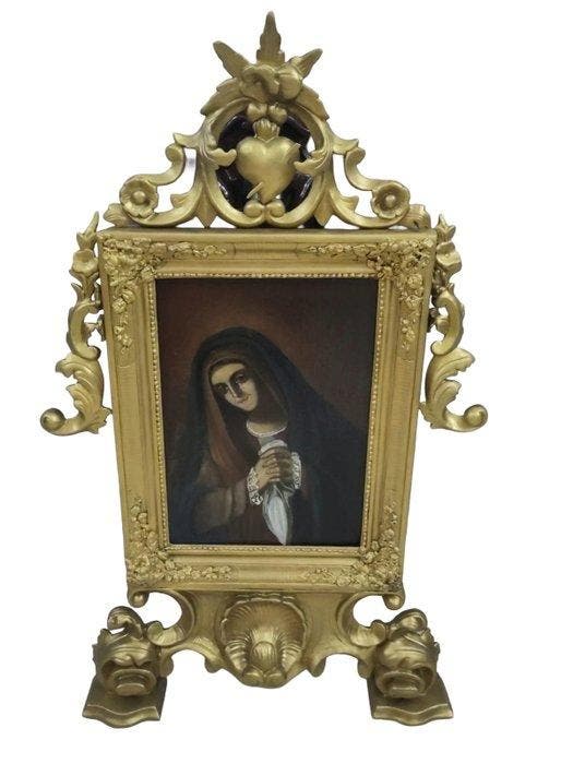 Italiaanse school (XIX) - Madonna dellAddolorata, Antiek en Kunst, Kunst | Schilderijen | Klassiek