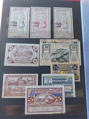 Oostenrijk. - 133 Notgeldscheine im Album 1920s (Zonder, Postzegels en Munten, Bankbiljetten | Europa | Niet-Eurobiljetten