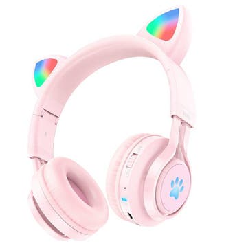 HOCO W39 Draadloze bluetooth headset voor kinderen - roze, Verzenden, Nieuw
