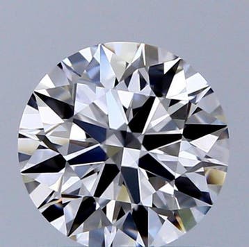 1 pcs Diamant (Natuurlijk) - 0.91 ct - Rond - F - VVS1 -, Nieuw