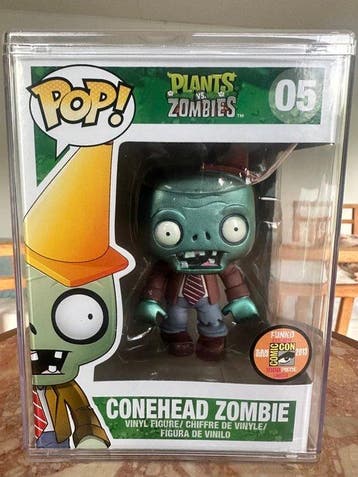 Funko - Funko Pop - Plants vs. Zombies Conehead Zombie