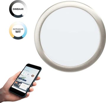 EGLO connect.z Fueva-Z Smart Inbouwlamp - Ø 21,6 cm -, Ophalen of Verzenden, Zo goed als nieuw