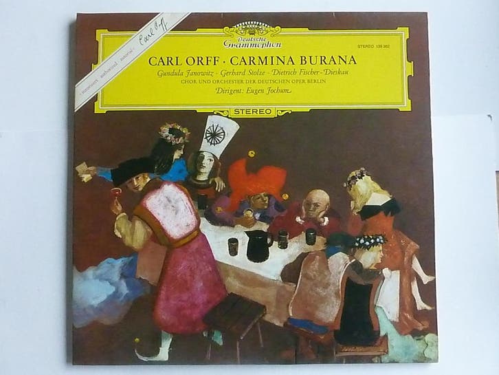 Carl Orff - Carmina Burana / Eugen Jochum (LP), Cd's en Dvd's, Vinyl | Klassiek, Zo goed als nieuw, Verzenden