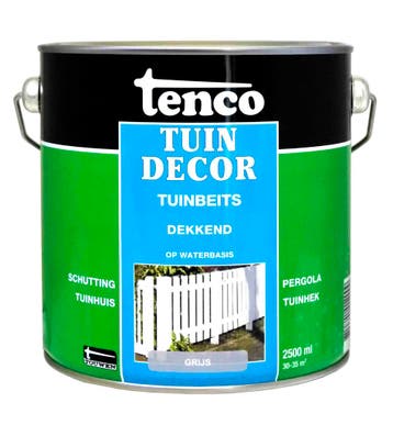 Tenco tuindecor dekkend 2,5 liter, grijs, bus, Verzenden, Nieuw
