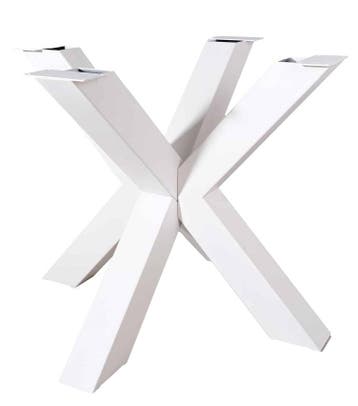 Matrix Kruispoot Wit Metaal 90x90x72cm Tafelpoot -, Ophalen of Verzenden, Nieuw