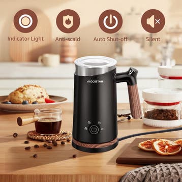 Melkopschuimer elektrisch - 4-in-1 - Melkklopper - 300 ML -, Verzenden, Zo goed als nieuw
