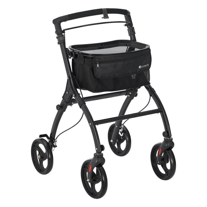 Aluminium Rollator Active - Zwart, Diversen, Rollators, Nieuw, Verzenden