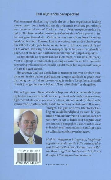 Essenties van leidinggeven aan professionals / Scriptum, Verzenden, Zo goed als nieuw, Mathieu Weggeman