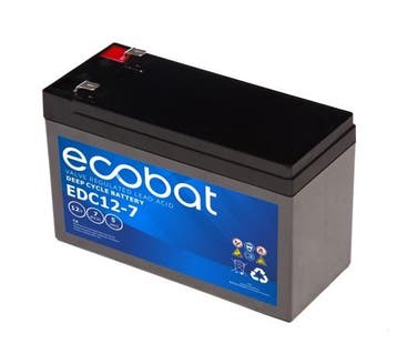 Ecobat AGM Deep Cycle accu | EDC12-07 | 12V 7.2Ah, Ophalen of Verzenden, Nieuw