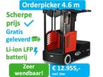 Orderpicker | EP | Webshop | E-commerce | 4.6m | Li-ion, Tot 1000 kg, Orderpicker, Elektrisch, Verzenden