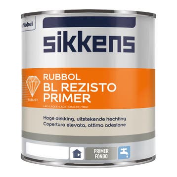 Sikkens Rubbol BL Rezisto Primer RAL 9010 | Zuiver Wit 10L, Wit, Nieuw, Verf, Verzenden