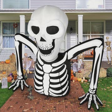 Opblaasbaar Skelet Halloween Decoratie - 5.5 FT Buiten Tuin, Verzenden