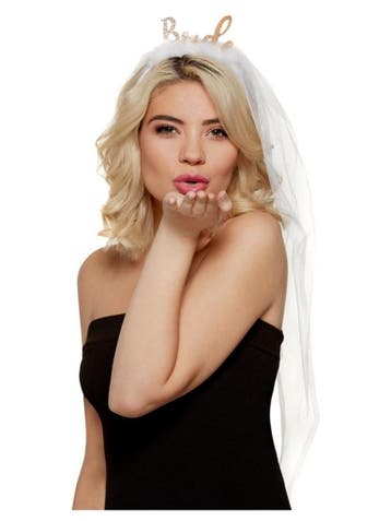 Bride Tiara Met Sluier, Ophalen of Verzenden, Nieuw