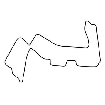 Muursticker Formule1: Marina Bay Street Circuit in Singapore, Verzenden, Nieuw, Sticker