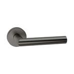 Deurkruk Toledo op rond rozet - PVD gun metal, Doe-het-zelf en Verbouw, Hang- en Sluitwerk, Verzenden, Nieuw