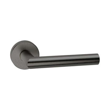 Deurkruk Toledo op rond rozet - PVD gun metal, Verzenden, Nieuw