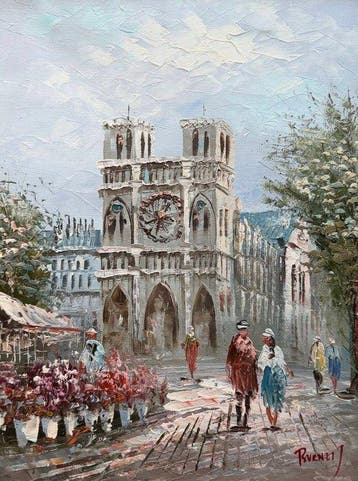 Caroline Burnett (1877-1950) - Notre-Dame de Paris