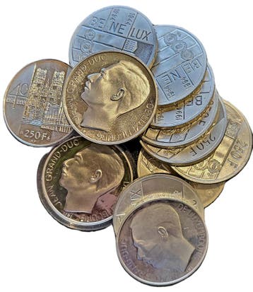 Zilveren 250 Frank 1994/1999 herdenkingsmunten België, Verzenden, Munten