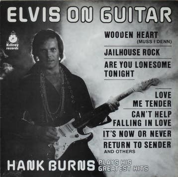 LP gebruikt - Hank Burns - Elvis On Guitar, Verzenden, Zo goed als nieuw, Overige formaten