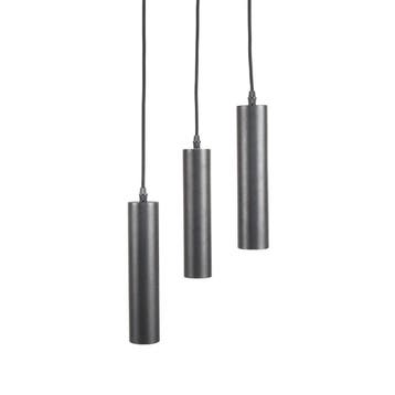Hanglamp Ferroli | Zwart | Metaal | 3-Lichts LABEL51, Verzenden, Nieuw in verpakking